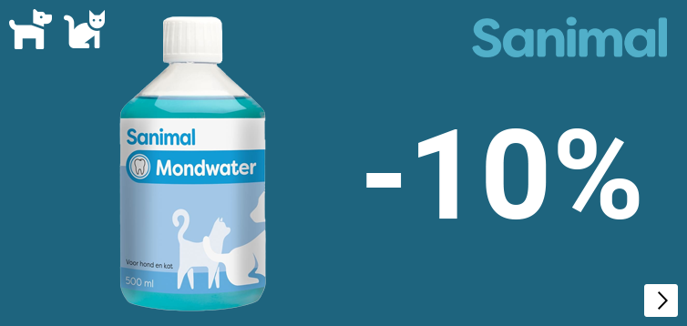 Sanimal mondwater -10% DOG CAT